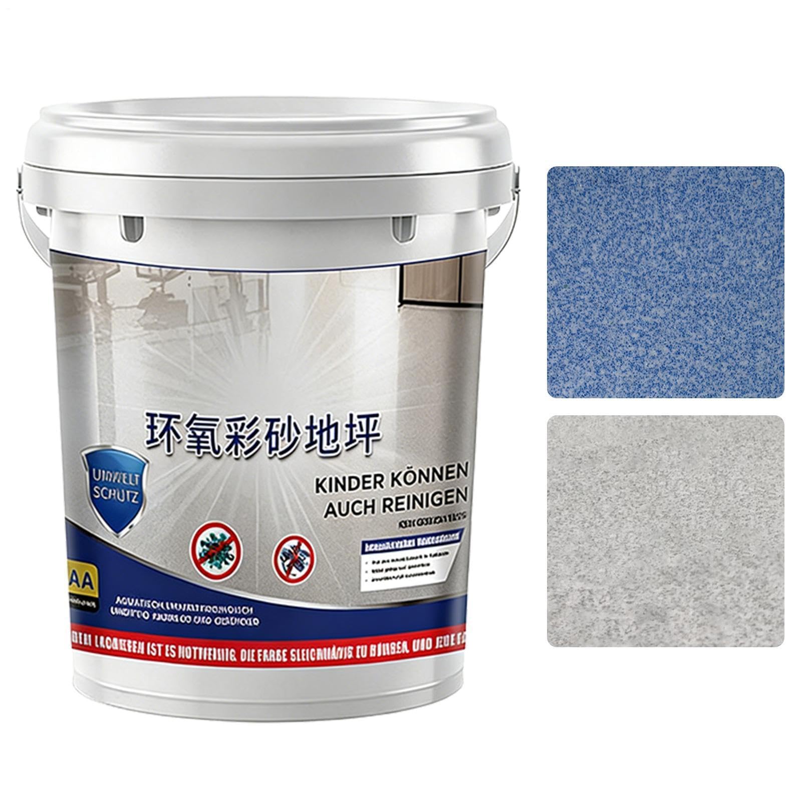 Générique Peinture Époxy Colorée Avec Paillettes | Revêtement Antidérapant Haute Brillance | Peinture Sol Époxy,Pour Sol En Béton, Maison, Domicile, Extérieur, Douche, Garage