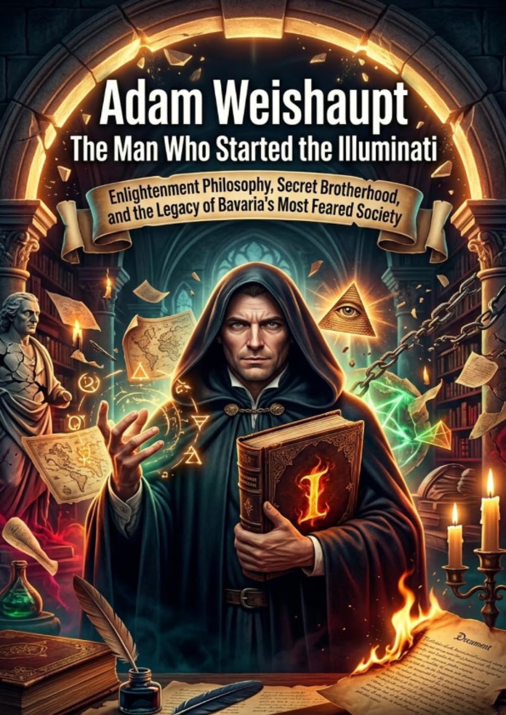 Adam Weishaupt: The Man Who Started the Illuminati: Enlightenment Philosophy, Secret Brotherhood, and the Legacy of Bavaria's Most Feared Society