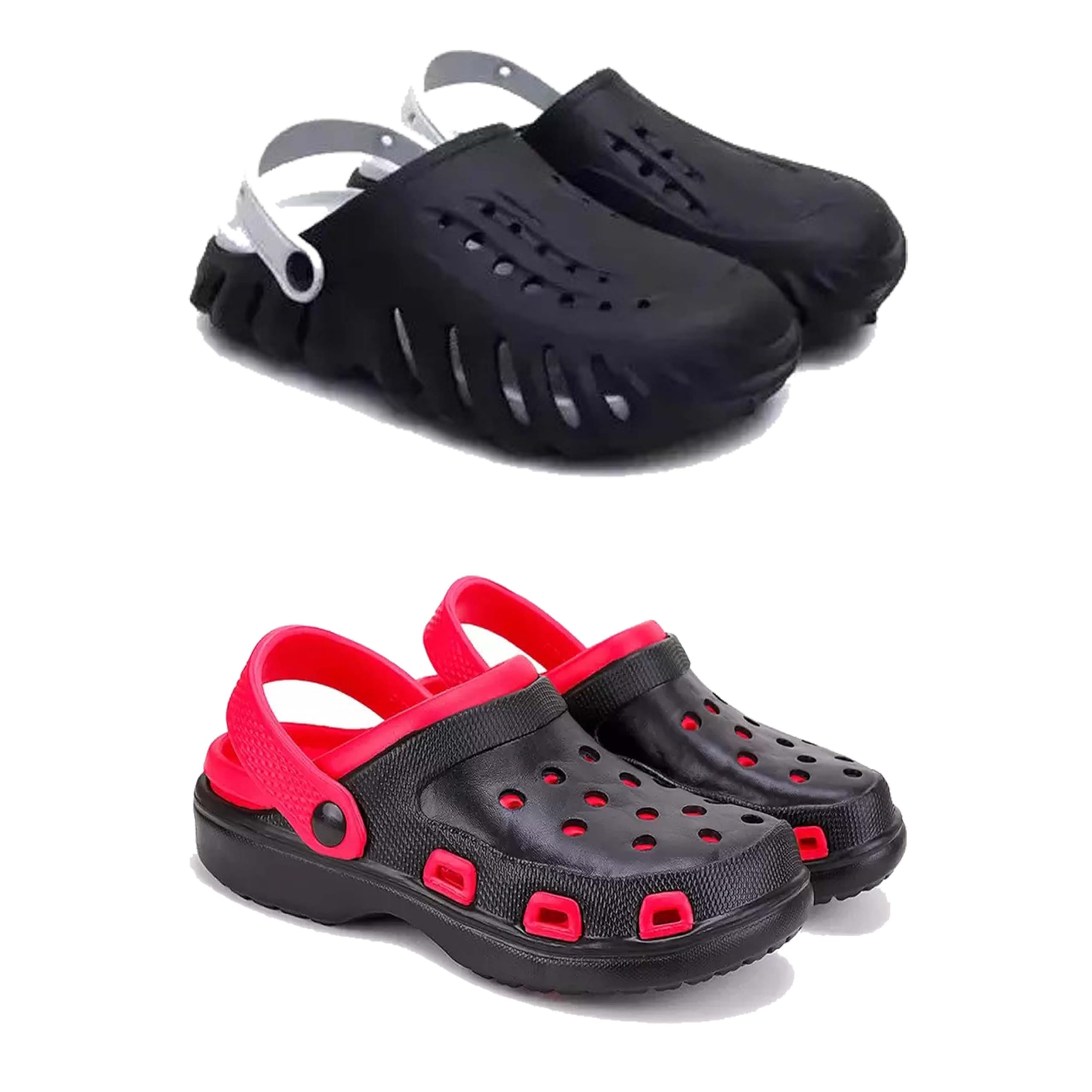 Men's Sandals Clogs| Lightweight Wear| Stylish & Easy to Wear For Men's PCV-SAN-(2-COMBO)-3149-3017