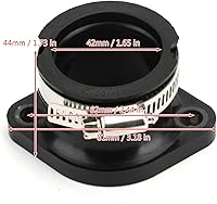 Vista 2 de Areyourshop Brida de bota del colector de admisión para Polaris Indy 440 500 600 650 1985-2000 3084325 3083171 Por favor verifique la descripción