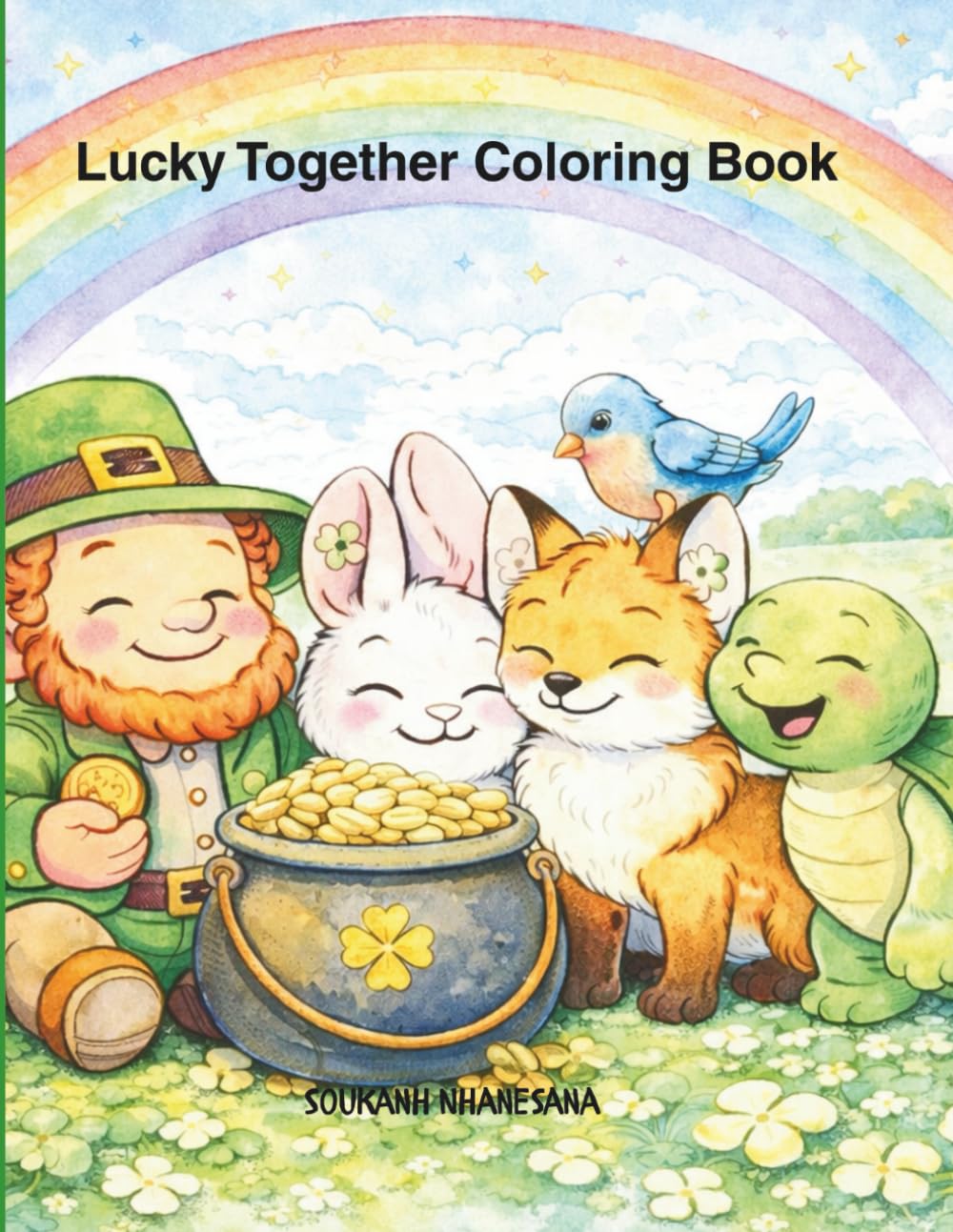 Lucky Together Coloring Book: A Coloring Adventure About Friendship, Kindness, and the Treasure of Never Giving Up