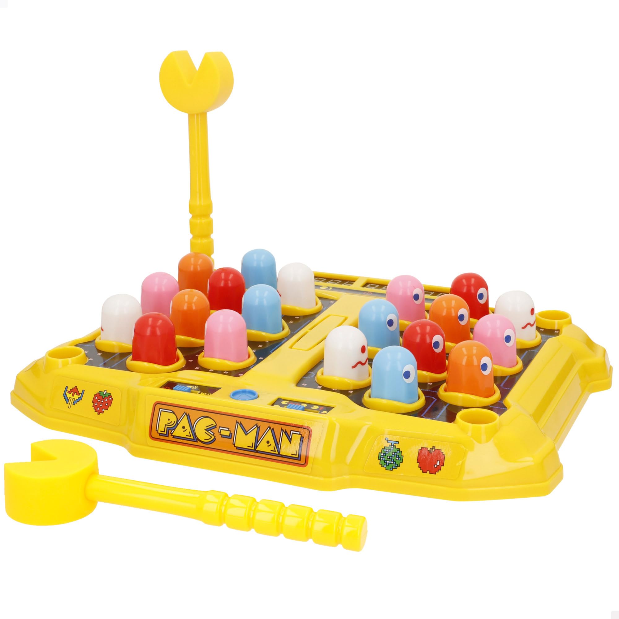 COLORBABY Pac-Man Smash-a-Ghost Arcade de Mesa, Luces y Sonido, Marcador electrónico, Diseño Premium, Licencia Oficial, Juegos de Mesa electrónicos, Juguete de colección, Niños, Adultos (77722)