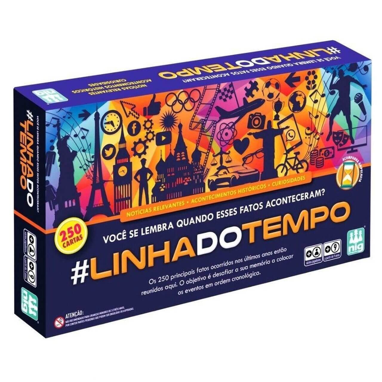 Jogo - Linha Do Tempo, Nig, Multicor | Amazon.com.br