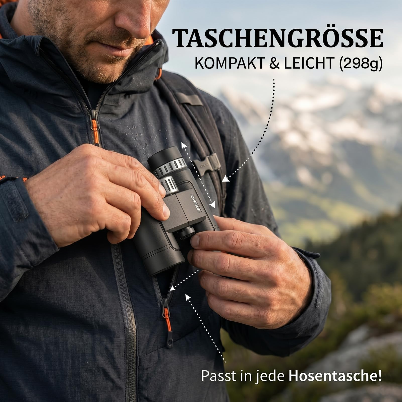 Fernglas Erwachsene 10x26 Kompakt