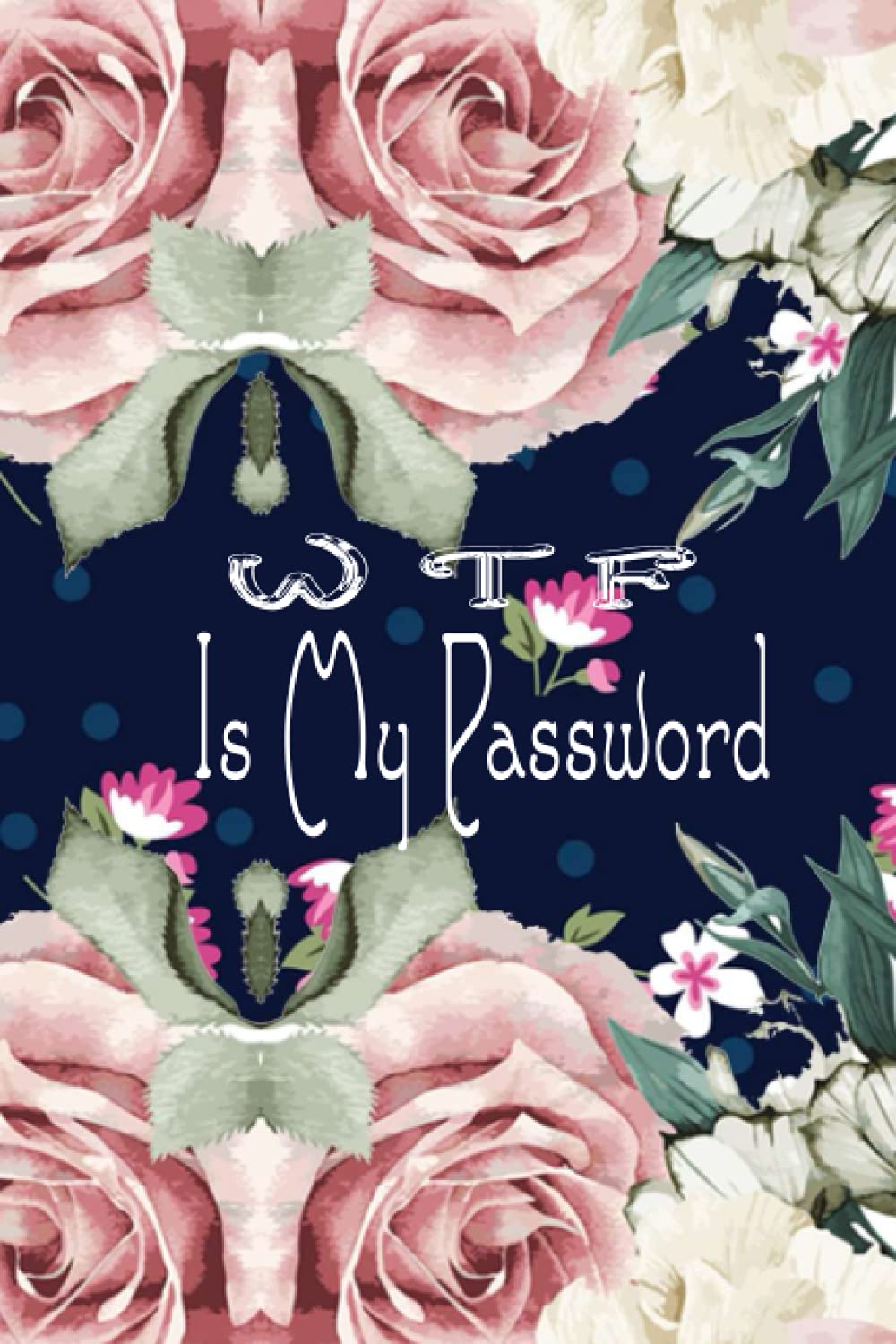 what the fuck is my password: Password Book Log Book Alphabetical Pocket For Women floral cover,Password and Security Codes log book,Logbook To Protect Usernames Password With Alphabetically Organized