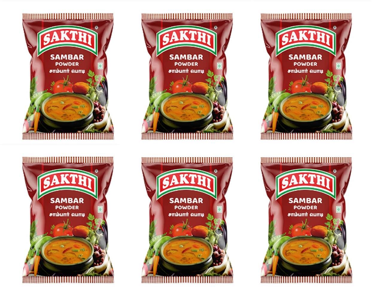 SAKTHI Sambar Powder 50 g | Pack of 6 | Total 300 g | The Premium Spices | Indias Largest Selling Masala Products (B0CH75BXXS) Amazon Price History, Amazon Price Tracker