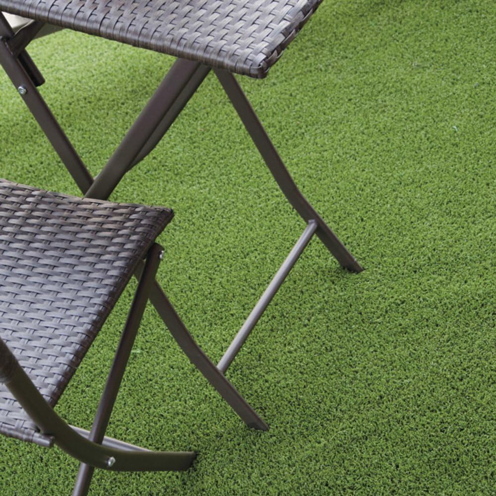 acquaverde | Prato Sintetico da 7mm per Giardino, Balcone, Terrazzo e Piscina 1x5 mt (5 mq) – Erba Artificiale, Sintetica Resistente al Calpestio e Raggi UV, Facile da Pulire