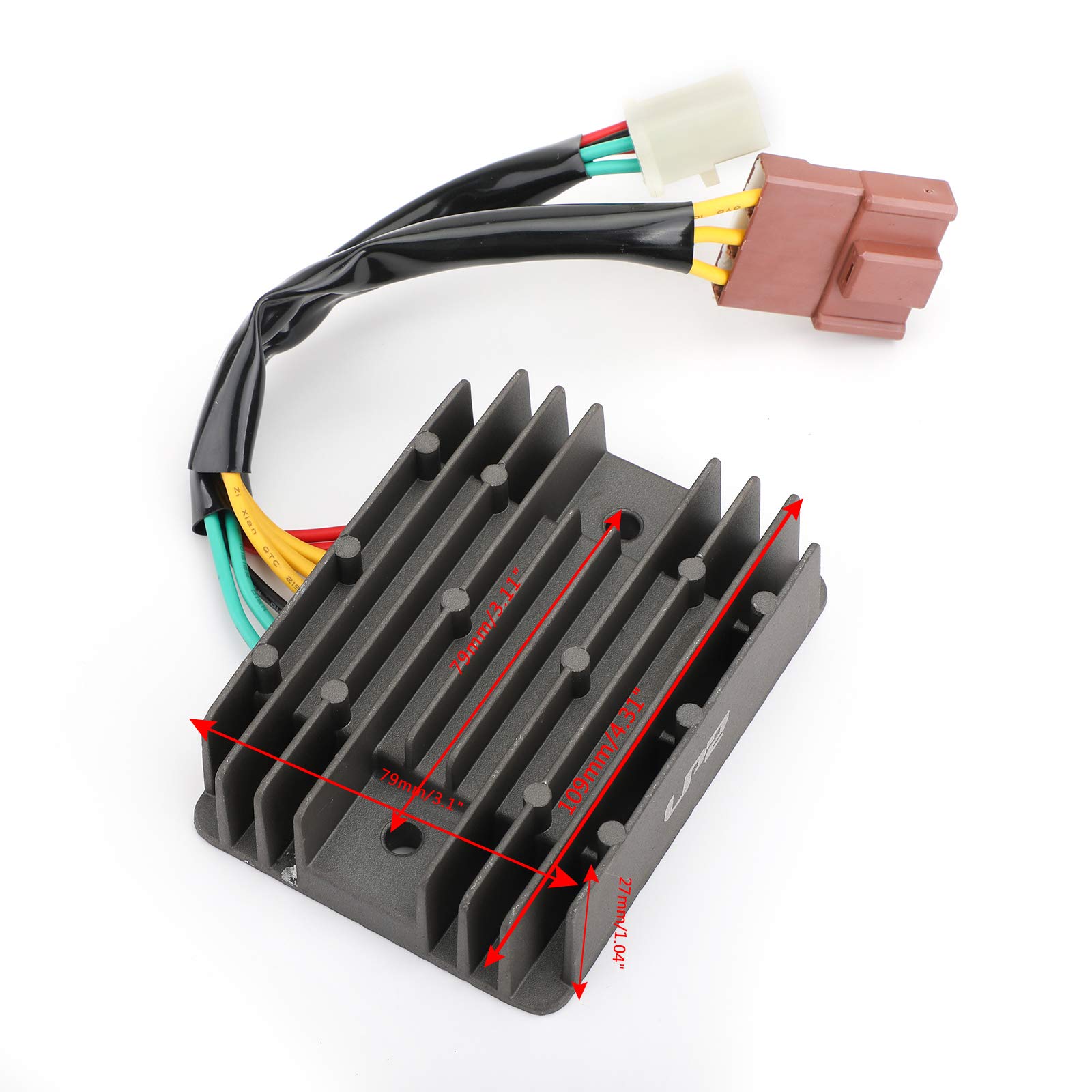 Topteng Regolatore raddrizzatore di Tensione AP8127144 per Aprilia RSV1000 2004-2008, per Aprilia RSV1000 Tuono 2006-2009