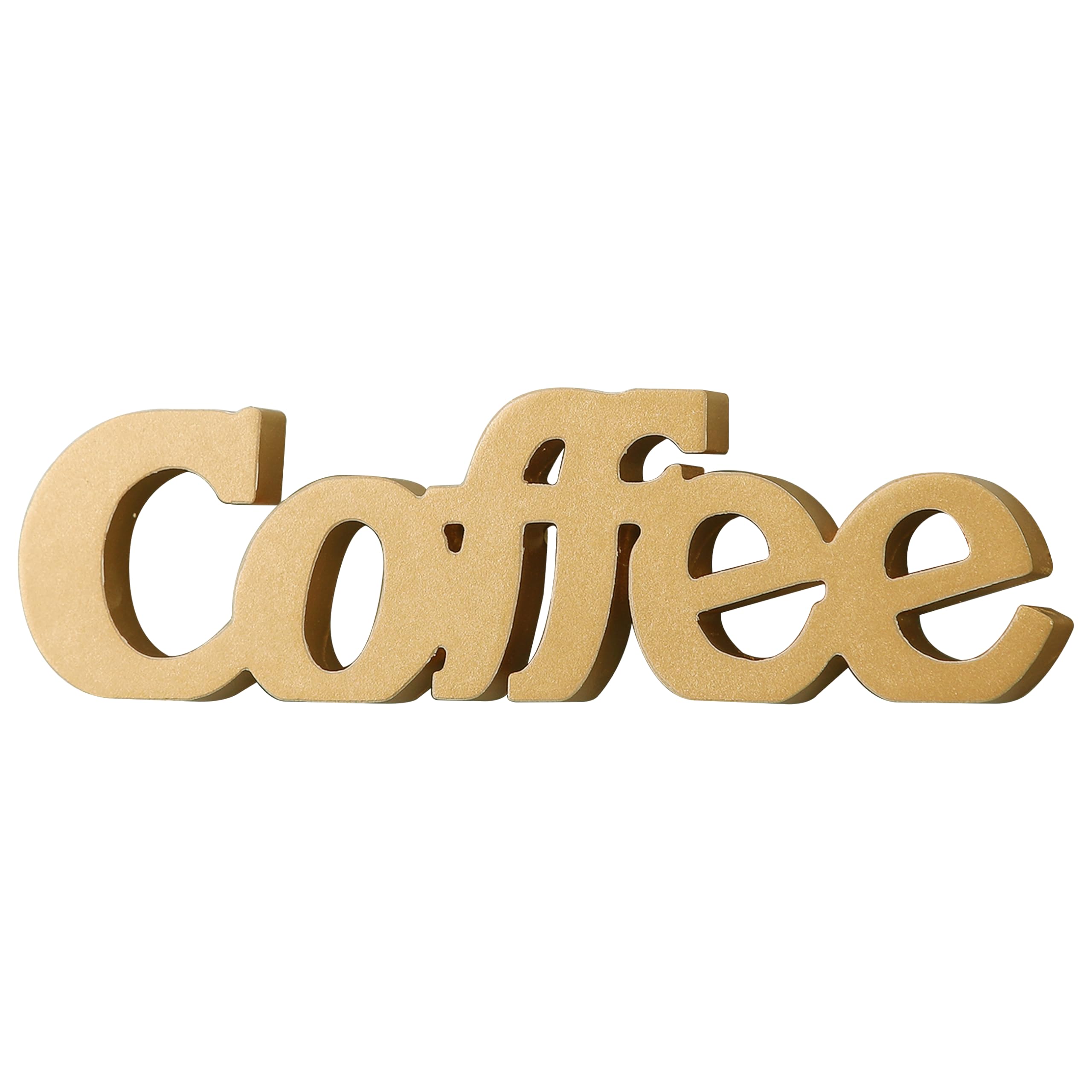 Photo 1 of Sintosin Vintage Coffee Sign - 14 Inch Gold