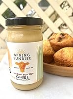 Vista 4 de Spring Sunrise Manteca de Ghee Orgánica Marrón - Mantequilla Clarificada de Vaca Alimentada con Pasto - Aceite de Cocina Libre de Lactosa y Gluten