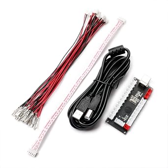 BEYEE Zero Delay Arcade USB Encoder PC to Joystick For MAME & Raspberry Pi Retropie Projects 5Pin+2.8mm