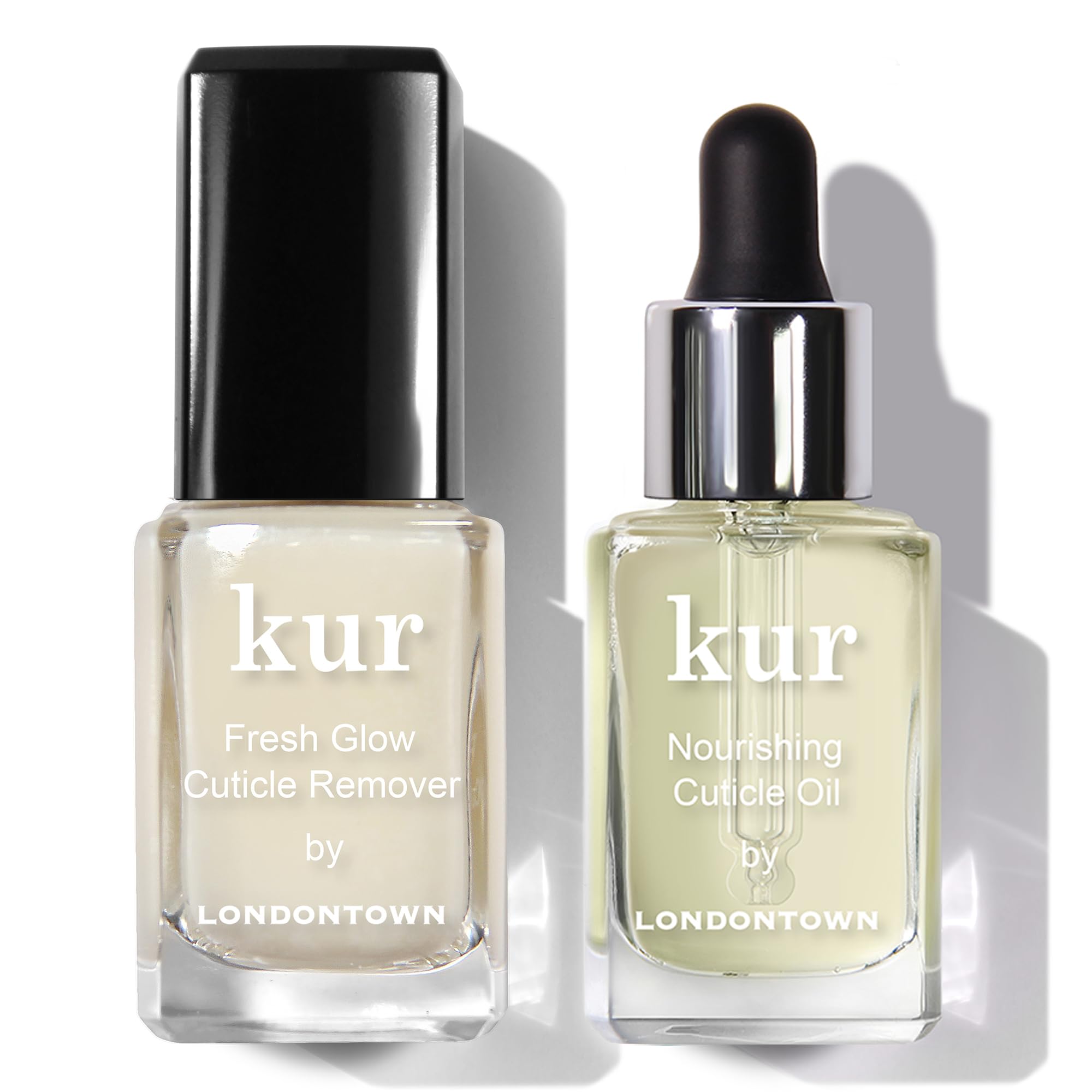 LONDONTOWN kur Cuticle Saver Set, Cuticle Remover + Nourishing Cuticle Oil