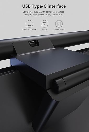 Miniatura 5 de Barra de luz para monitor de computadora, control remoto inalámbrico, interruptor de atenuación de lámpara de pantalla múltiple, alimentación por