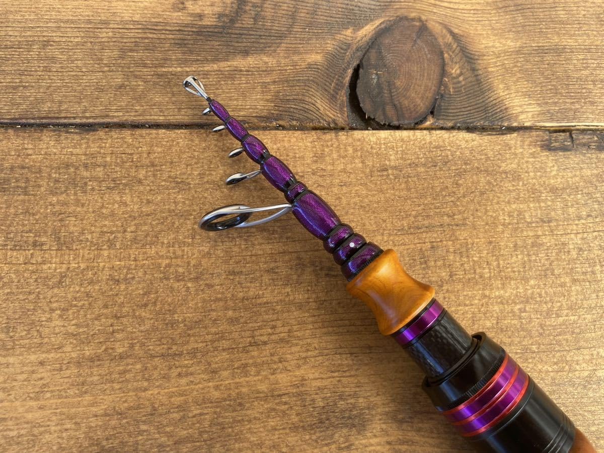 トラウトロッド テレスコロッド ウッドグリップ コンパクトロッド 渓流