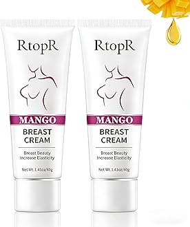 2 Pack Breast Enhancement Cream - Powerful Lifting & Plumping Formula for Breast Growth & Enlargement - Upsize Cream for Bust Increase & Pump Up Breast - Natural Bust Enhancement