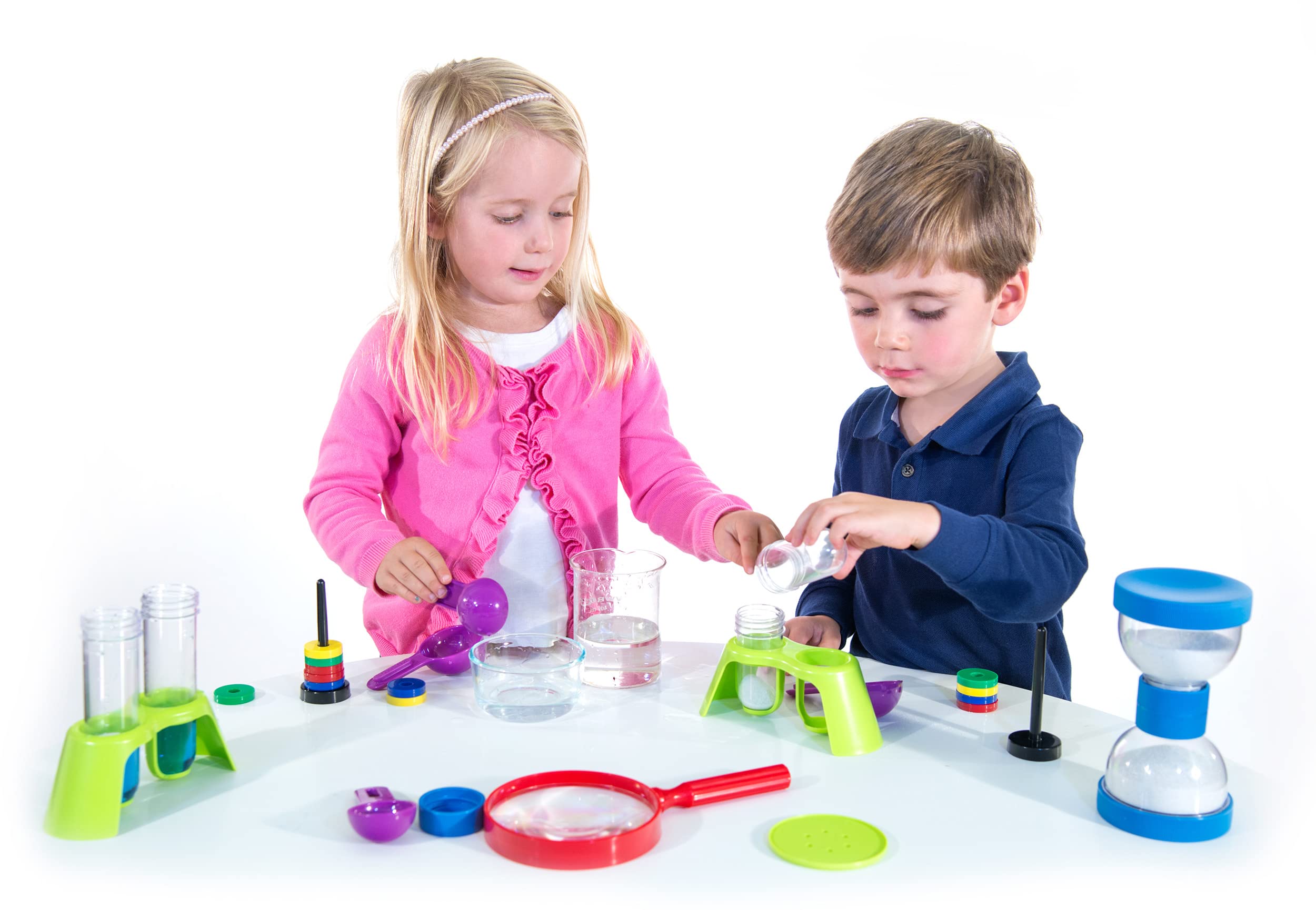 Thames & Kosmos Kids First Science Laboratory STEM Experimentierset für Vorschulkinder, junge Lernende ab 3 Jahren, inkl. langlebigen, bunten, wissenschaftlichen Werkzeugen aus Kunststoff für eine