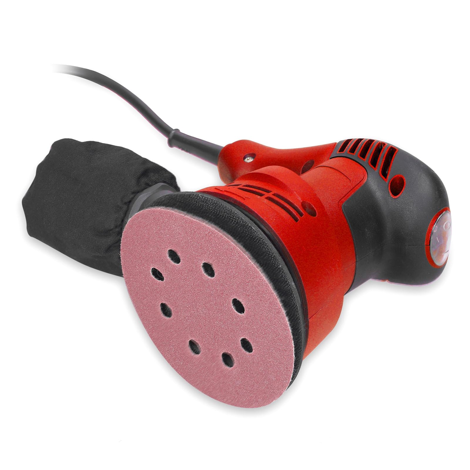 Lijadora Excéntrica Eléctrica de Mano de 300 W, 5000 a 12000 Rpm, 6 Niveles de Velocidad Ajustable, Máquina Pulidora de Automóviles para Automóviles, Encerado de Pisos, (Enchufe