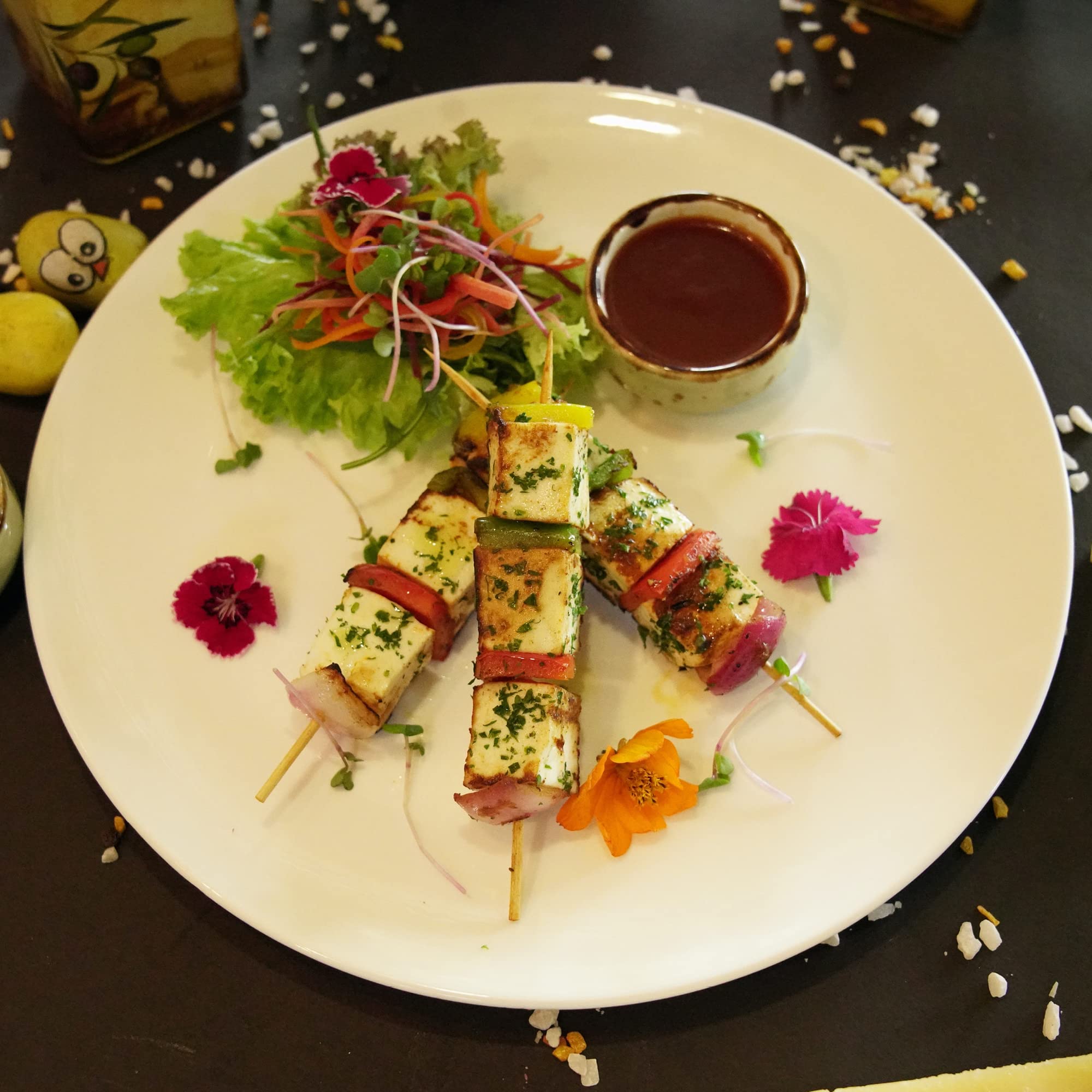 Brochettes de finger food en bambou 500 pièces 20 cm naturel