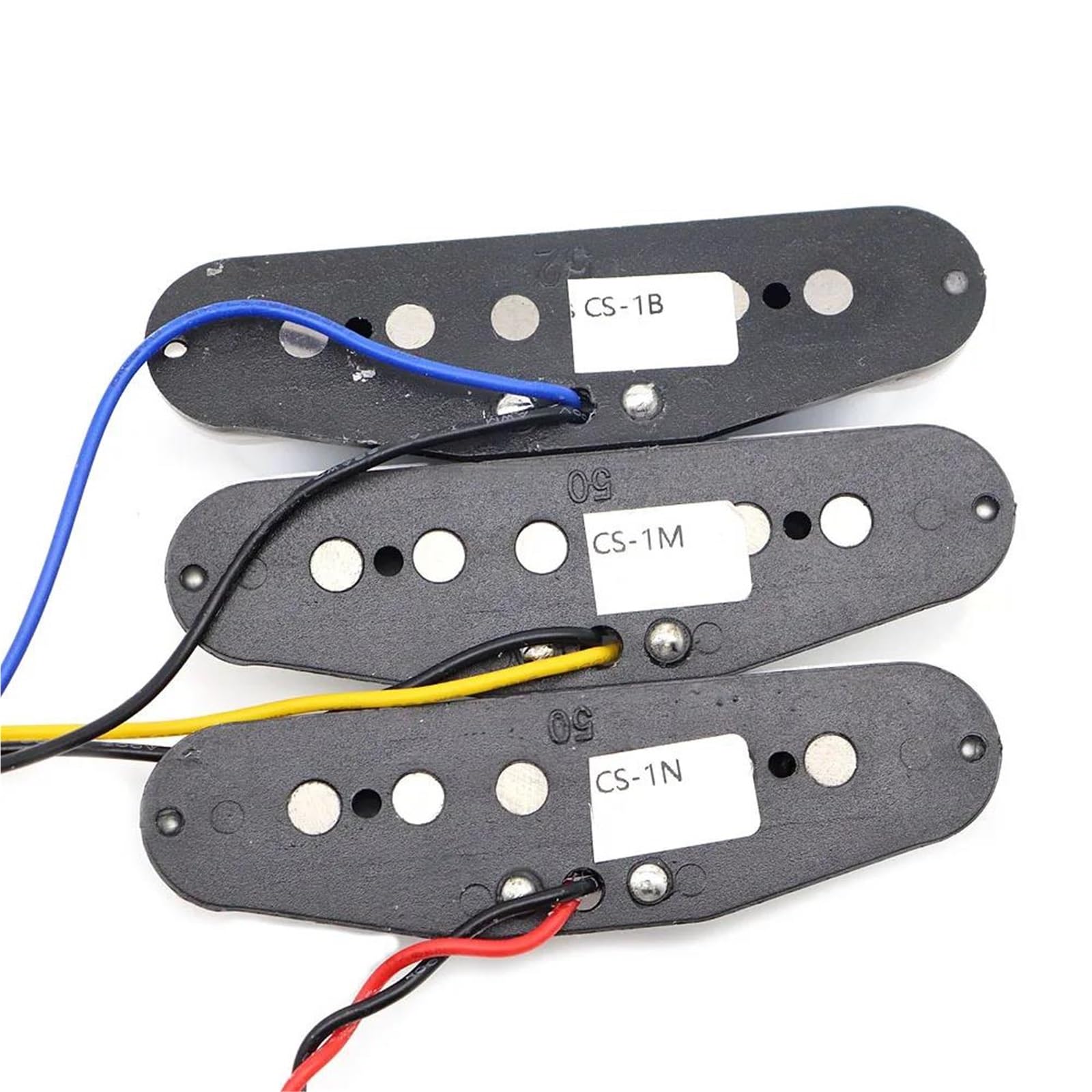 Pastilla De Guitarra Eléctrica Profesional Pastillas De Guitarra De Bobina Simple Para Guitarra | Alnico SSS 50 50 52mm para Guitarra Eléctrica