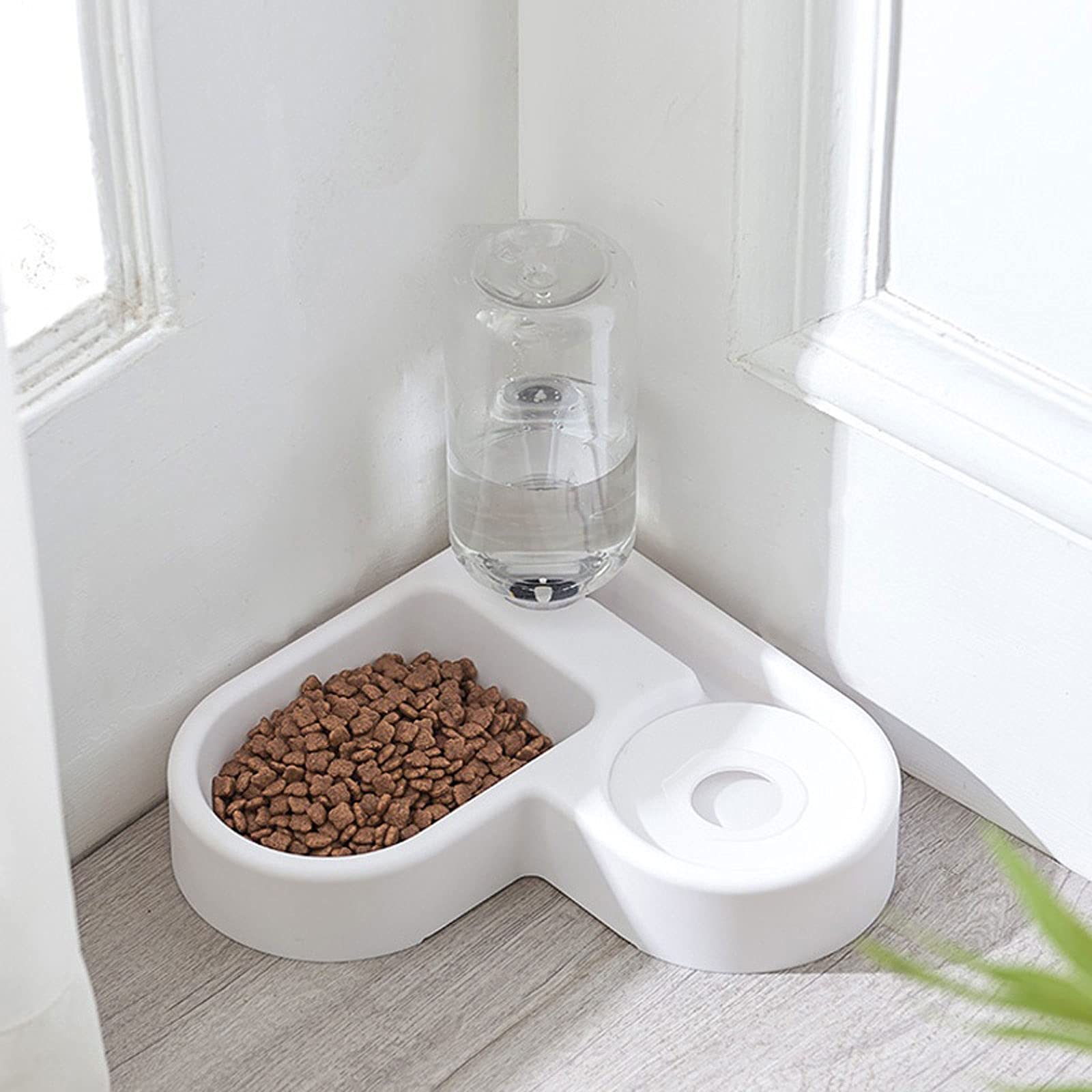 RTHGTFGW Comedero Perro Tazón de Mascotas Reduce el Rollover y coloque la Boca mojada Cuenco de Gato Pet automático for Beber el alimentador de Agua del alimentador de Agua