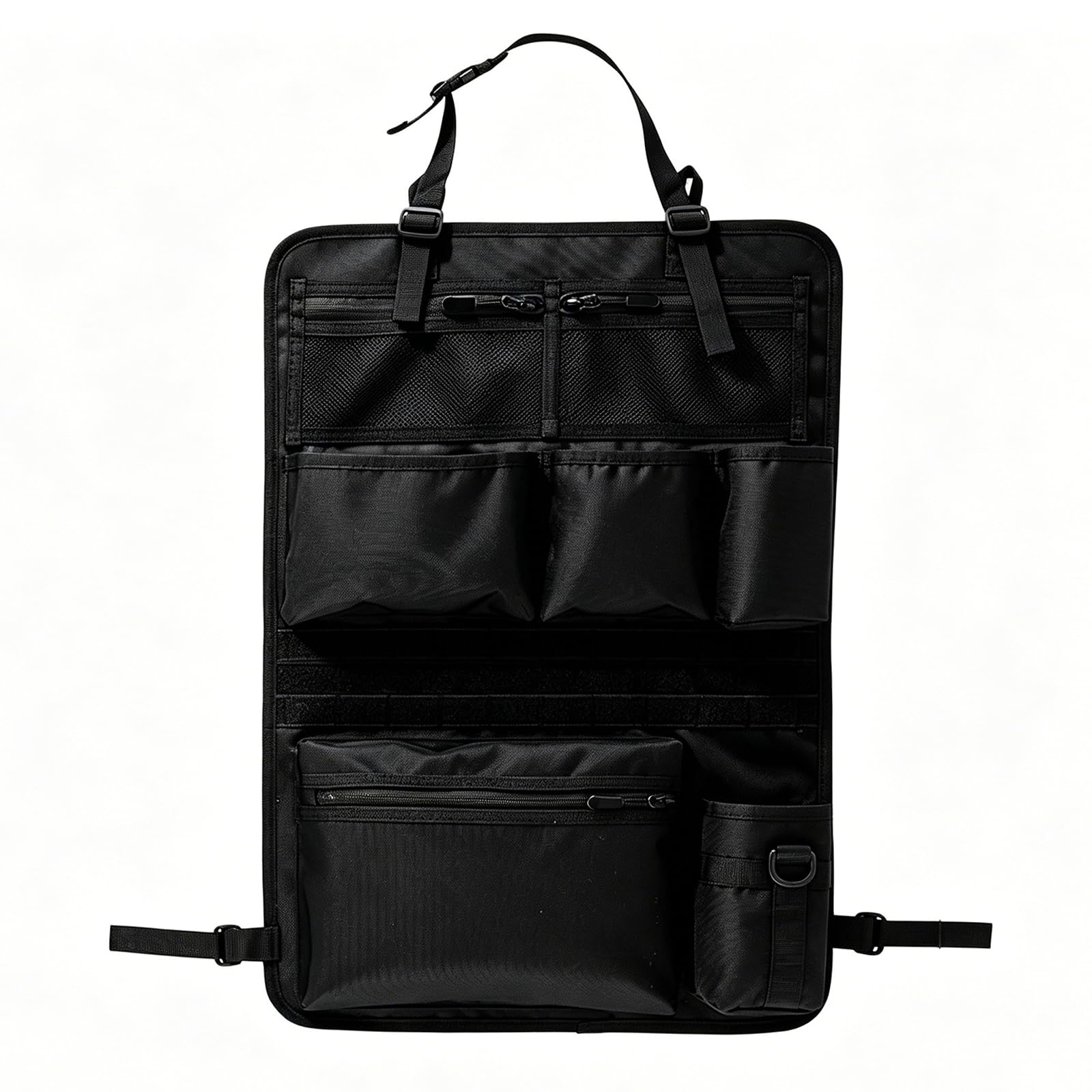 Organisateur de siège de voiture tactique pour les départs en voyage et road trips