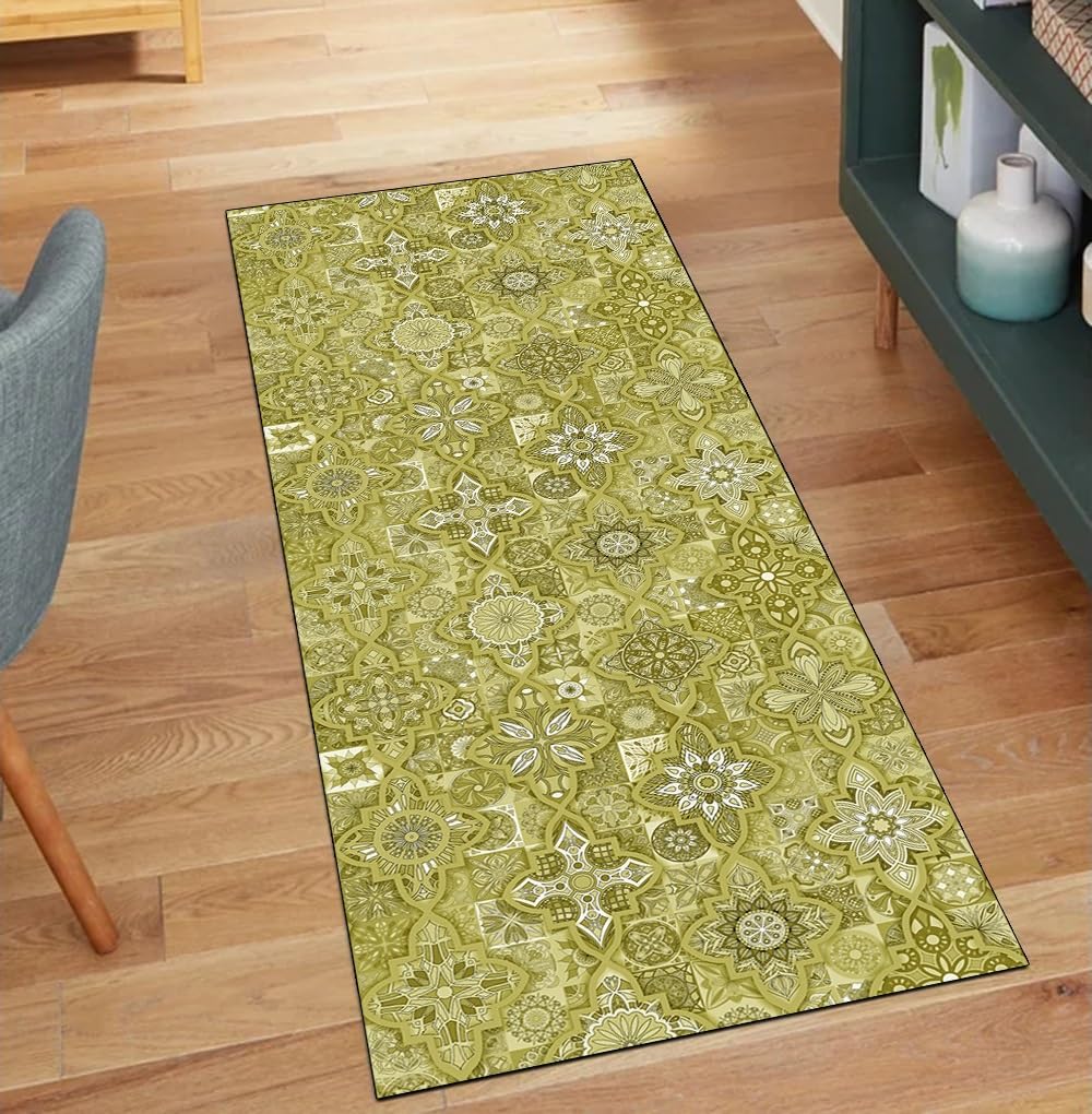 Alfombra de pasillo antideslizante y lavable que evita resbalones en cocina