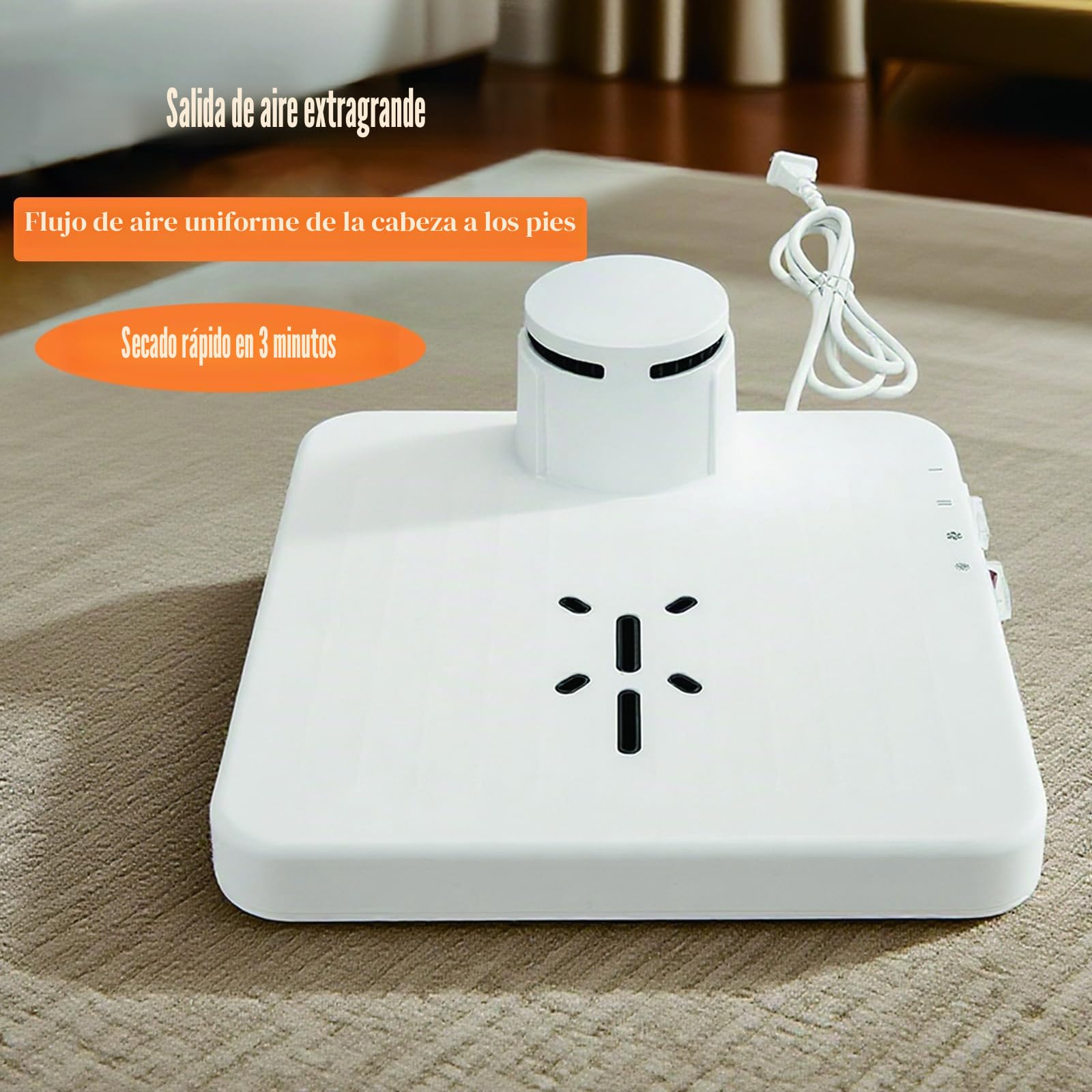 Secador Corporal Eléctrico para Baño, Secador de Cuerpo Completo con Sensor Automático, Salida de Aire Amplia, Secado Rápido en 3 Minutos, Calefacción 800–960W, para Hogar & Hotel