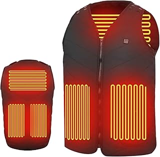 JAXICH Women's Waterproof Winter Coats Women's Heated Jackets Heated Gillet Baggy Top Outdoor For Riding Heated Charging Via Warm Skiing Coat Clothing Heated Fishing Women's Blouse