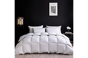 Goose Down Queen Comforter: Cloud-Like Comfort for a Royal Getaway