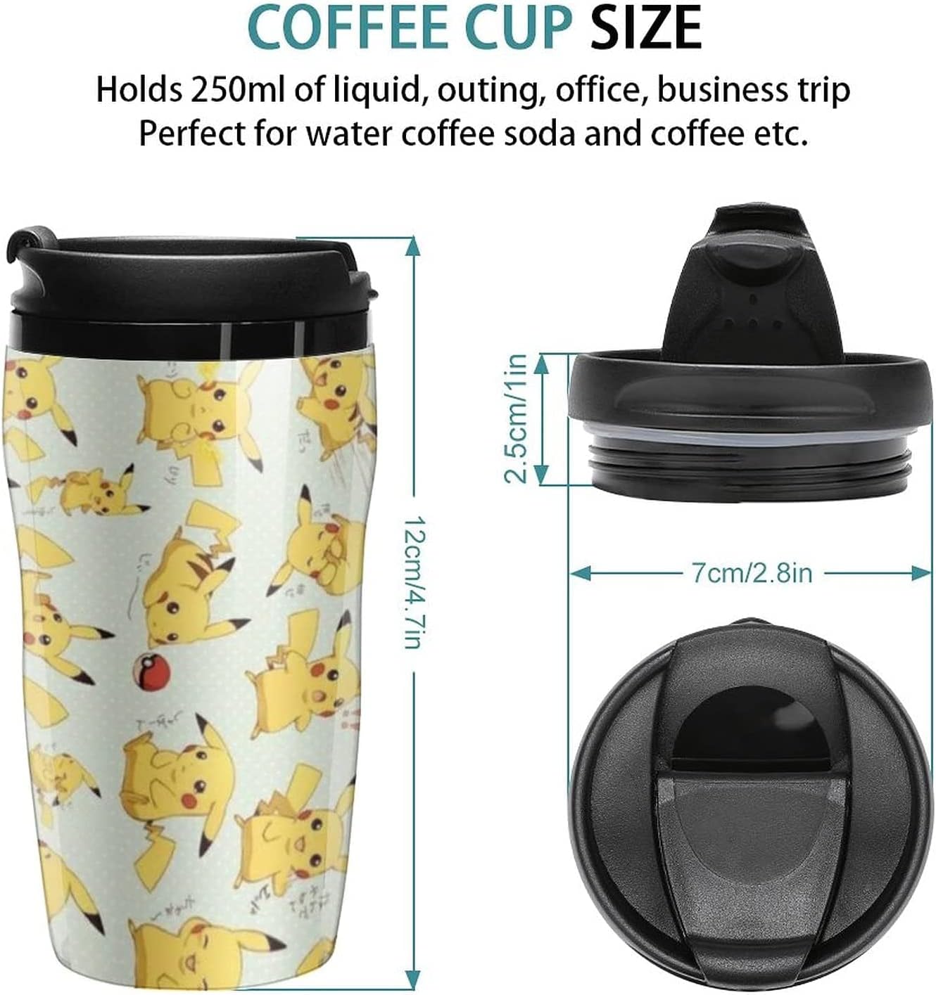ポケモン ピカチュウ 最大44 Offクーポン コーヒーカップ コーヒーマグ 水筒 真空断熱マグ マグ 携帯マグ 保温 保冷 ｋｉｓｙｍｅａｒ グッズ 持ち運び かわいい カフェマグ 350ml 大容量 アニメ キャラクター 蓋付き