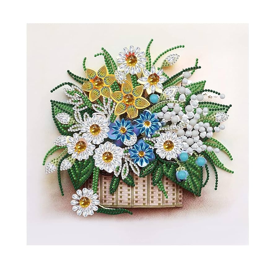 Amazon | TRRCEPOS 30×30CM DIY 5D ダイヤモンドの花アート