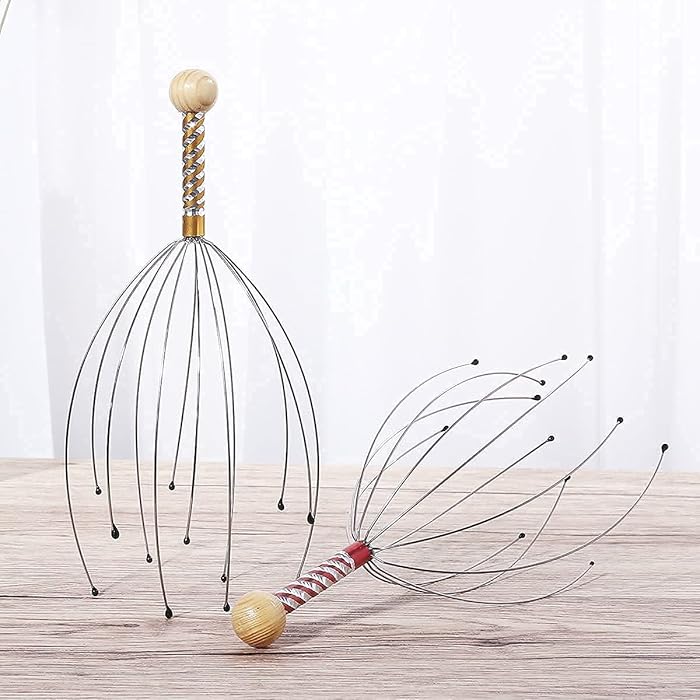 Buy INDIFOX Head massager Scalp Scratcher 12 Finger Body Relaxing Hair