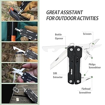 NexTool Mini Sailor S11 Keychain Multitool, 11-in-1 Compact