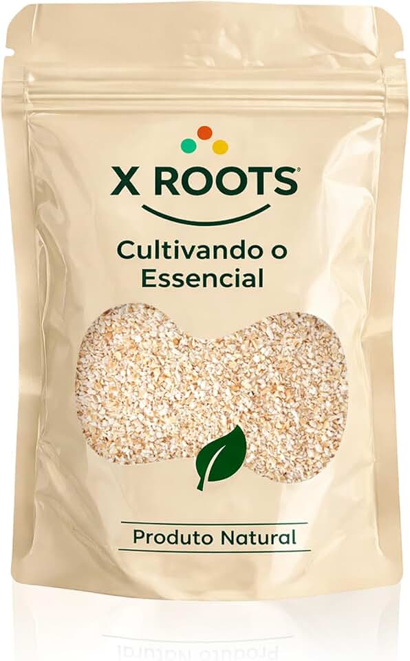 X Roots Farelo de Aveia Sem Glúten 1kg: Fonte de Fibras Solúveis, Proteínas e Nutrientes para Alimentação Saudável e Versátil