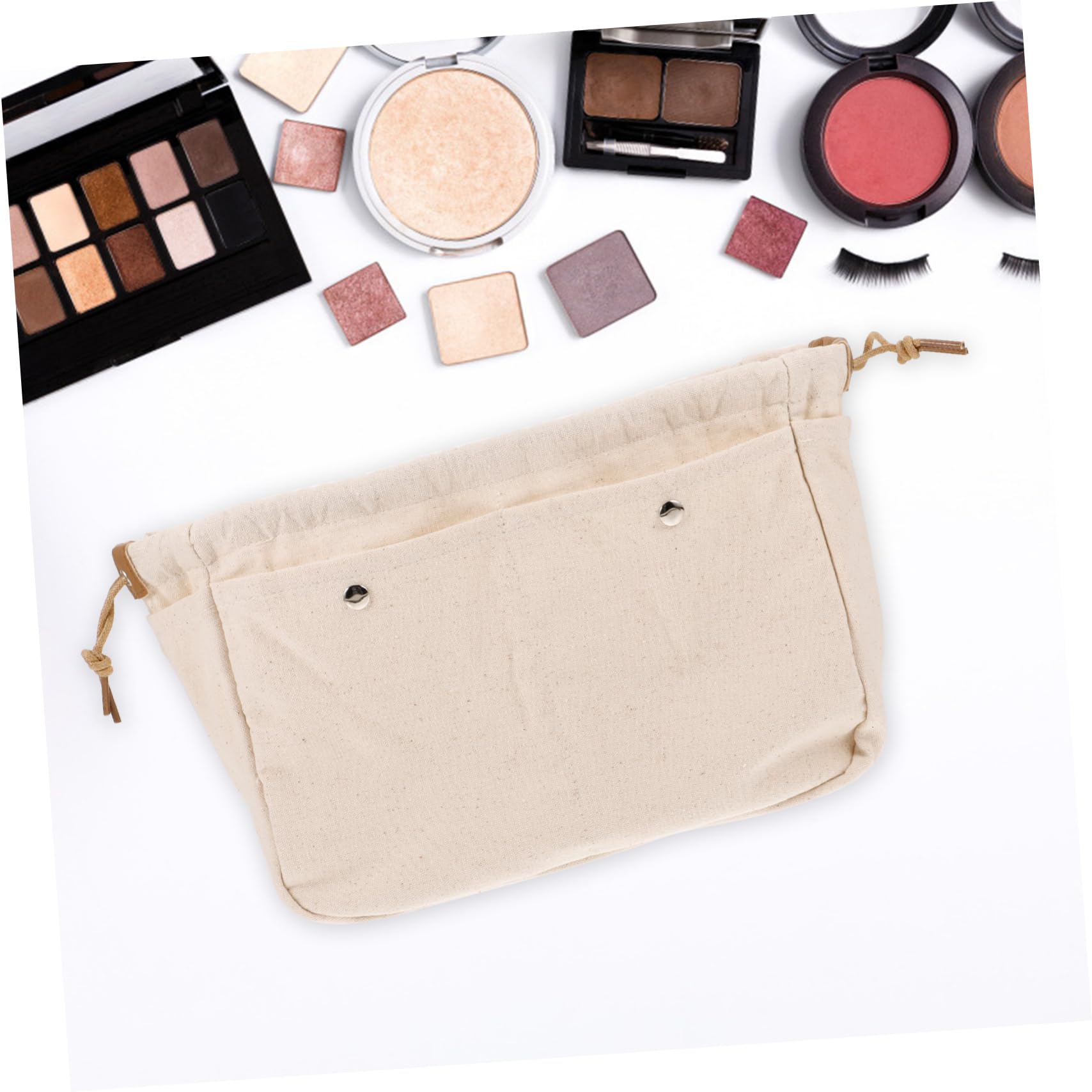 Beavorty 3stücke Tragbare Kosmetiktasche Mit Zugband Praktischer Toilettenorganizer Für Reisen Große Kapazität Stilvolles Design Geeignet Für Damen Und Herren