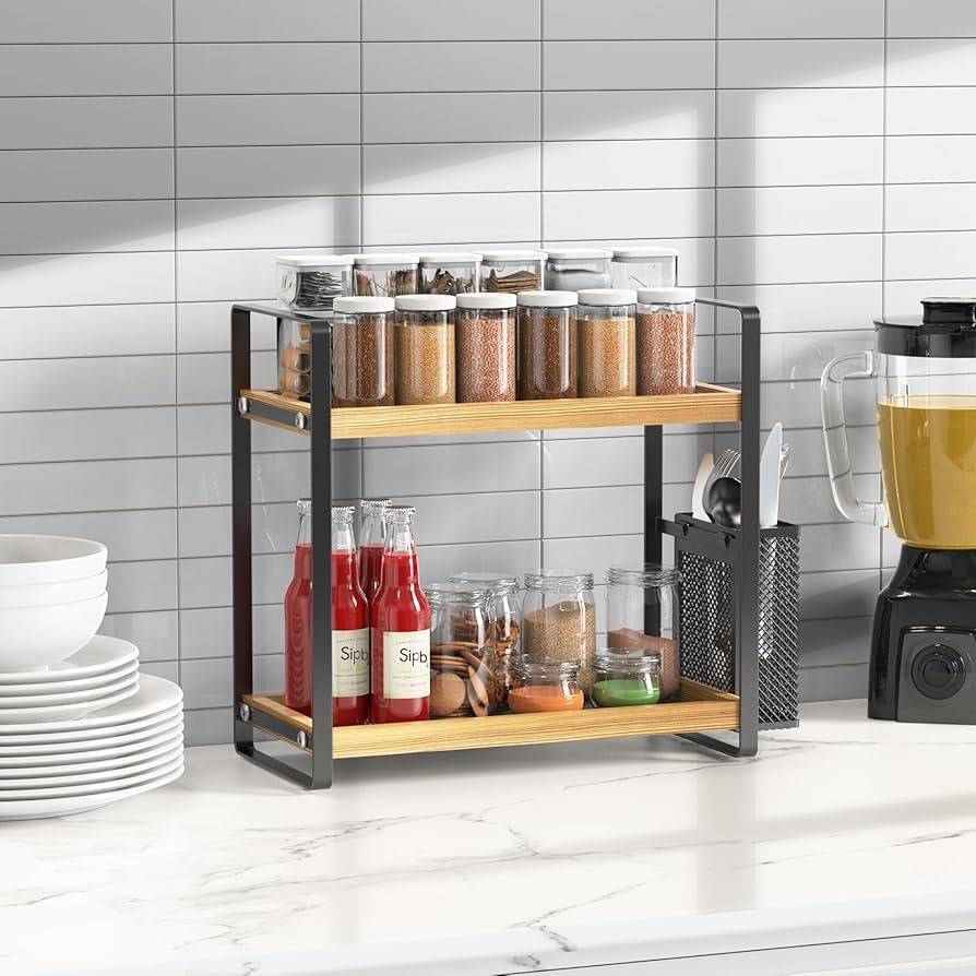 Amazon.com: LEMIKKLE Bathroom Counter Organizer with Basket