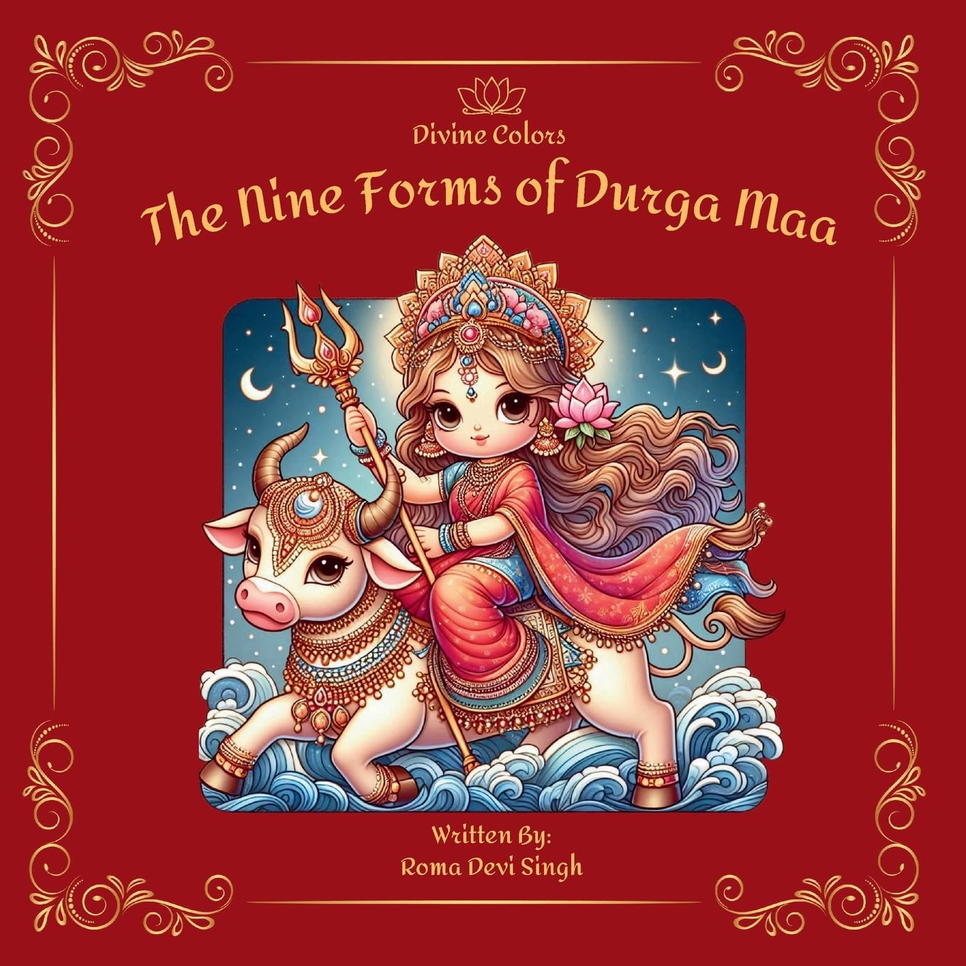 The Nine Forms of Durga Maa (Divine Colors)