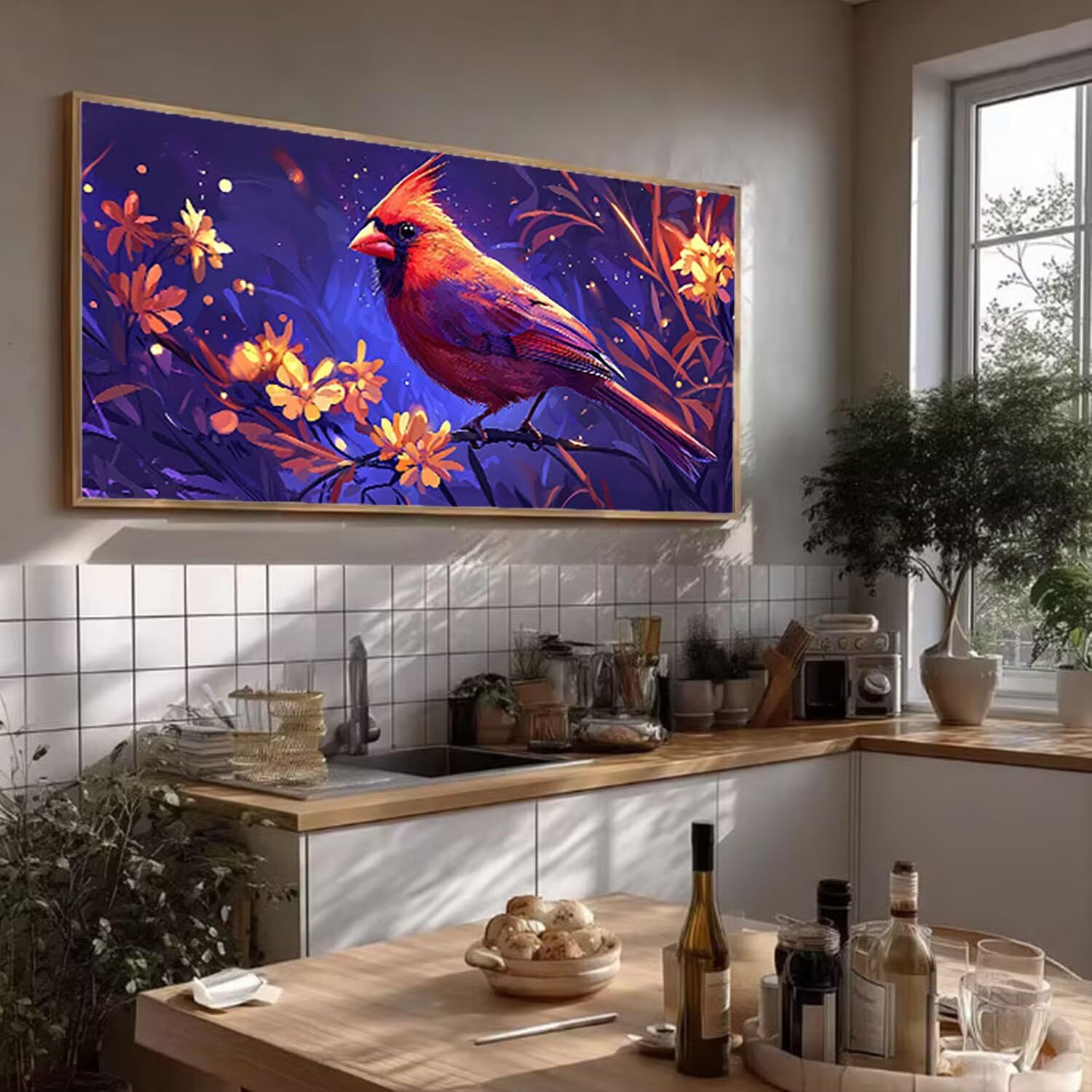 Duże diamentowe zestawy artystyczne dla dorosłych, ptaków, 60 x 120 cm, pełne wiercenie, okrągły kryształ górski, duży zestaw do malowania diamentami, kwiat, sztuka z klejnotami, haft krzyżykowy