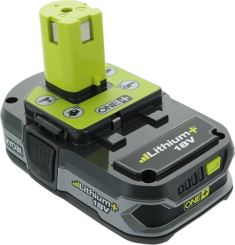 Paquete de batería Ryobi P107 One+ de 18 voltios, compactas, de iones de litio, 1,5 Ah (1 batería)