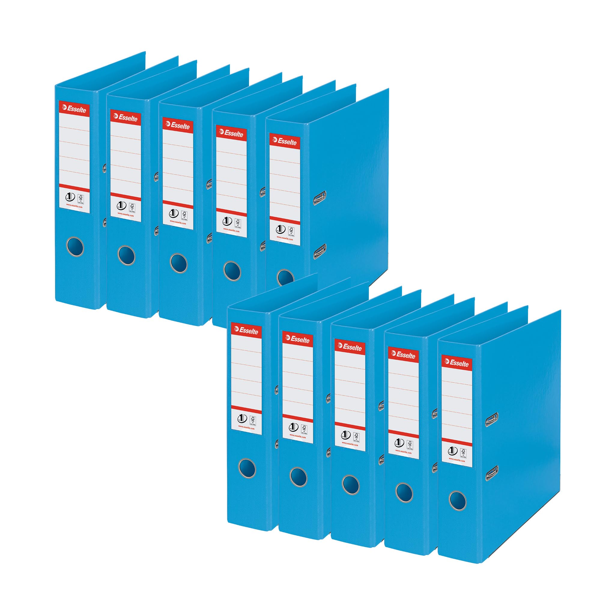 ESSELTE NO1 Power LAF PP A4 75MM BRT Blu