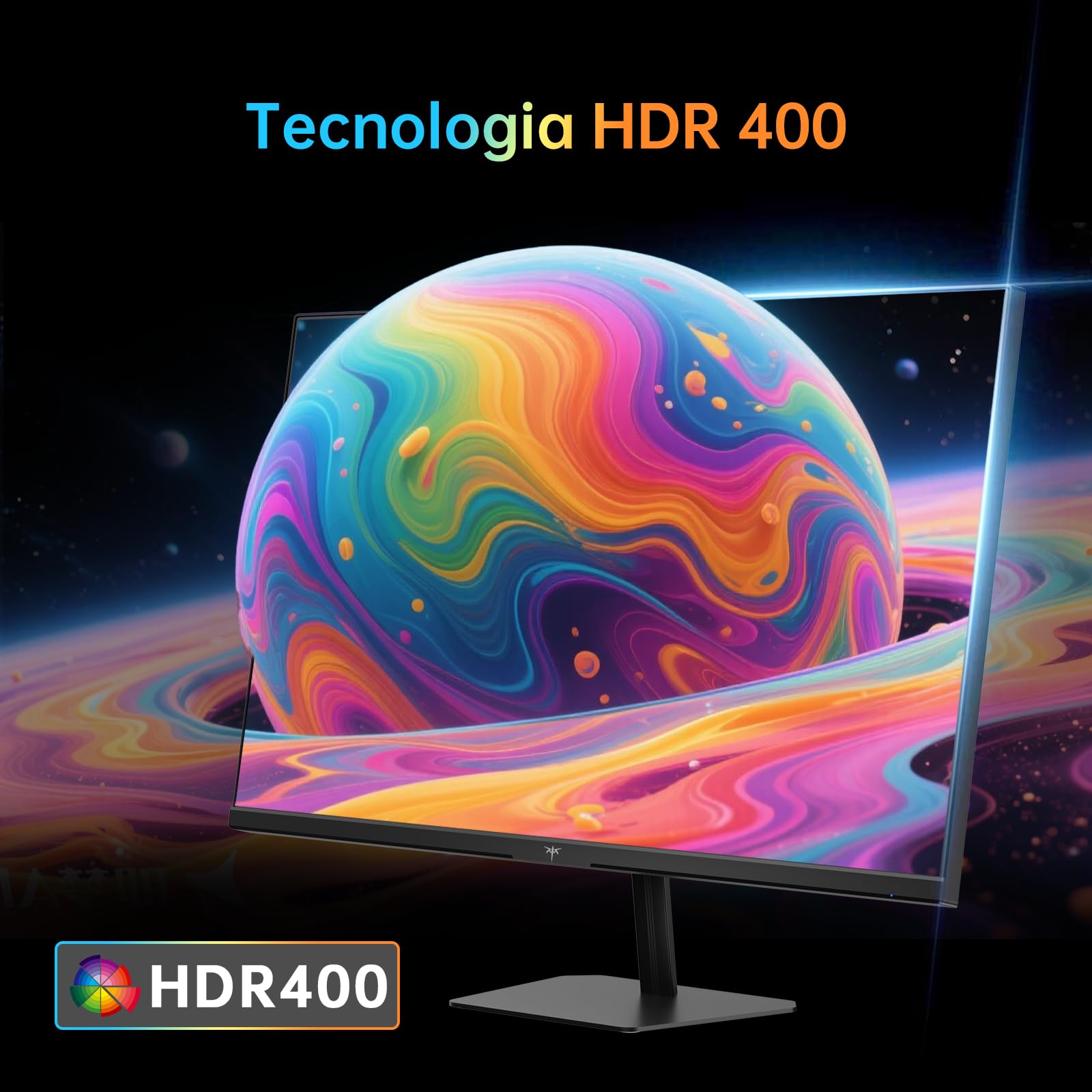 KTC Monitor Gaming 24 Pollici, FHD 1080P@180Hz (OC 190Hz) con pannello Fast IPS, Tempo di Risposta 1ms, FreeSync/G-Sync, HDR400, 133% sRGB, HDMI 2.0 / DP 1.4, Filtro Anti-Luce Blu, VESA 100×100