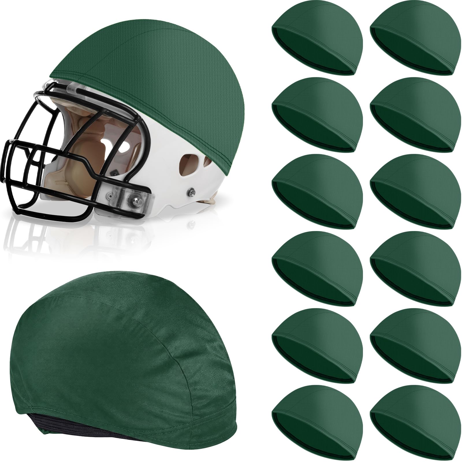 Ramede 12 Pcs Football Helmet Scrimmage Cover
