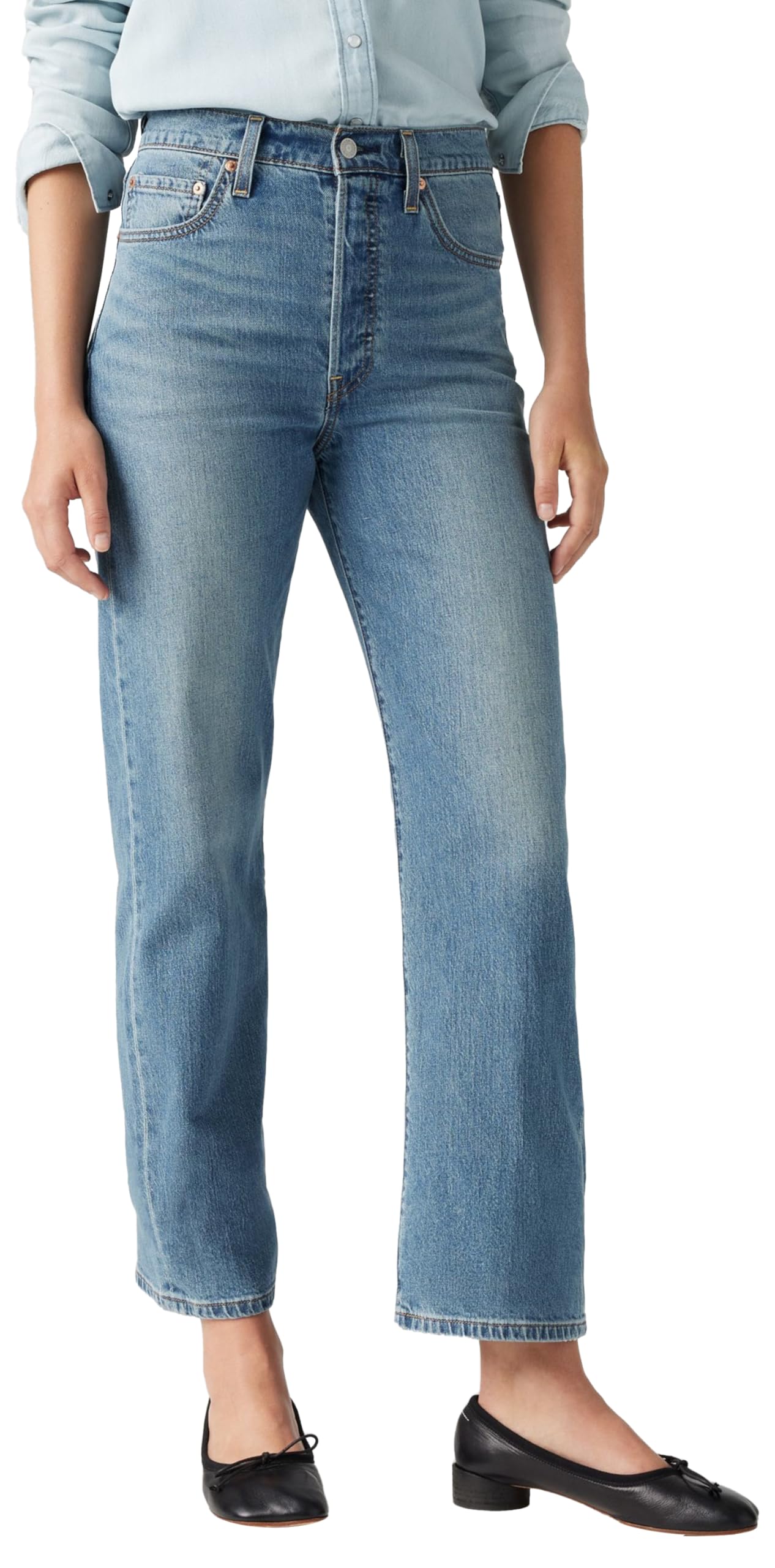 Levi's Women's Ribcage Straight Ankle Jeans — view 4