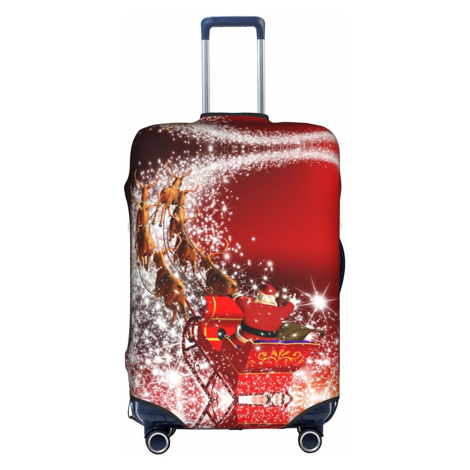 Housse de valise de Noël lavable de 18 à 32 pouces avec fermeture éclair