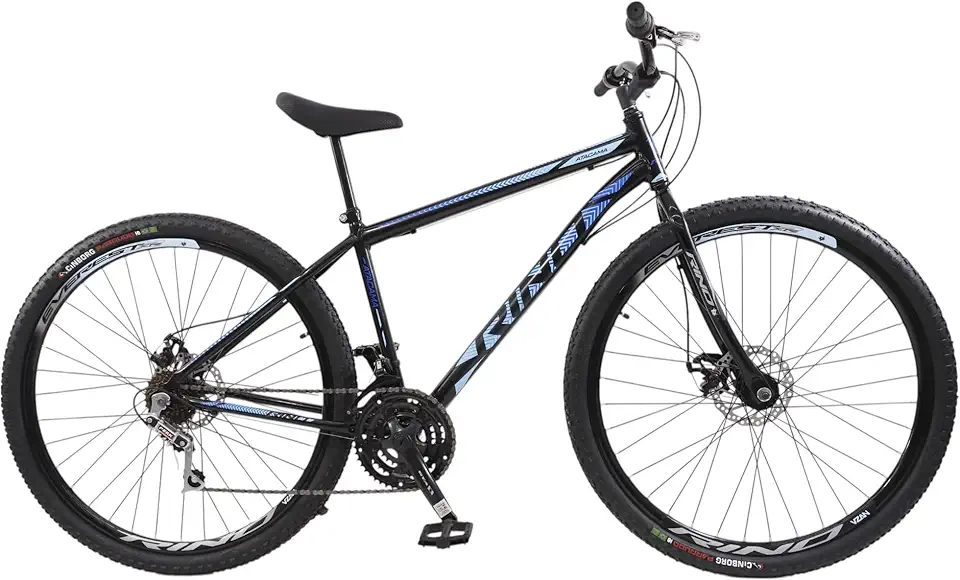 Bicicleta Aro 29 Rino Atacama 21v Aço Carbono Freio A Disco