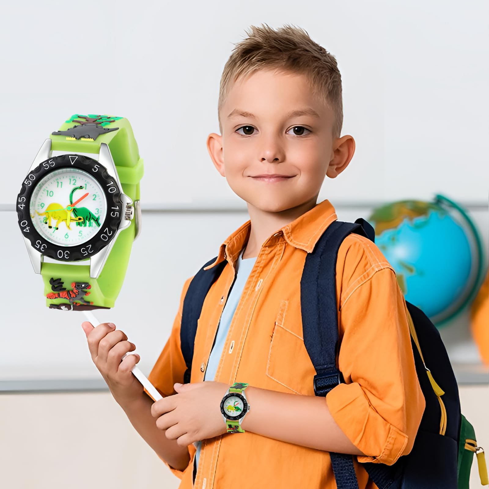 Cartoon Watch for Boys Reloj para Niños, Reloj de Pulsera Multifunción,Relojes para Niñas Niños de 3 a 12 años,Regalo para Hijos y Sobrinos