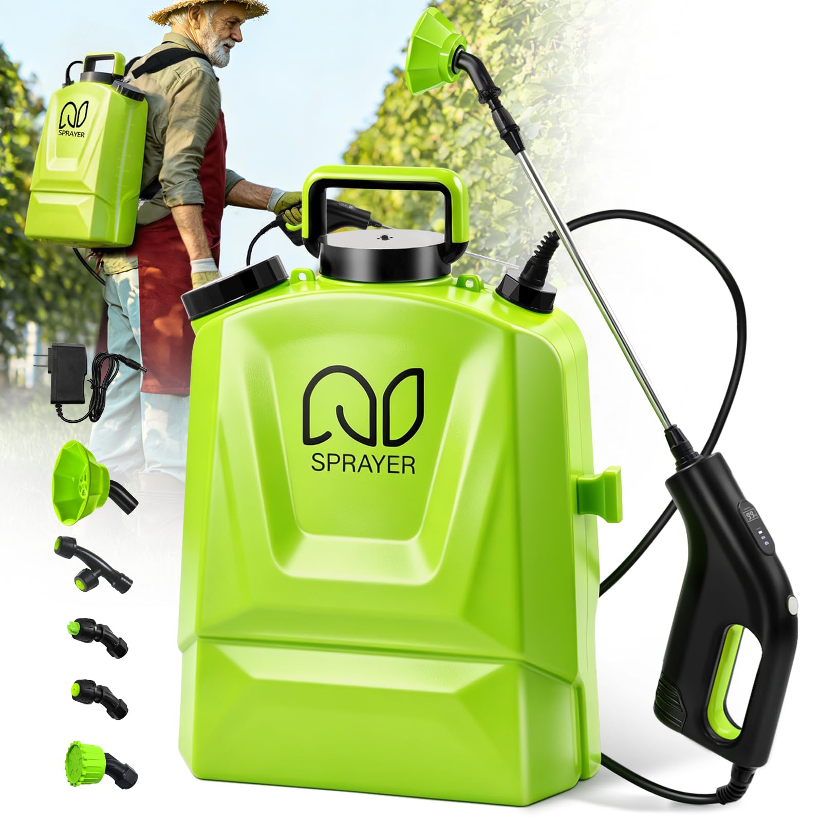 Photo 1 of Bourid 4 Gallon Battery Backpack Sprayer
