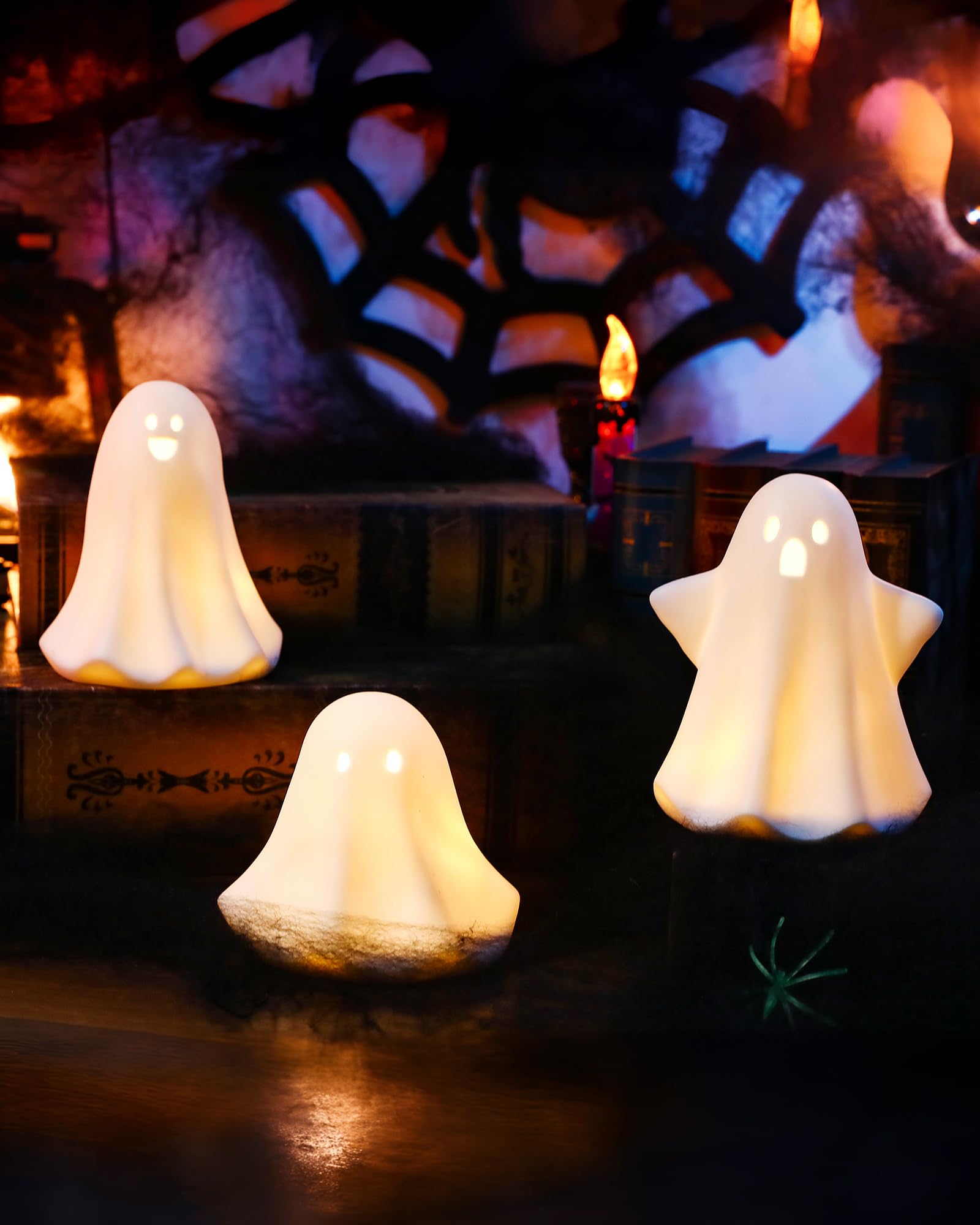 Amazon.com: AOMOONOA Ceramic Ghosts Small White Ghost