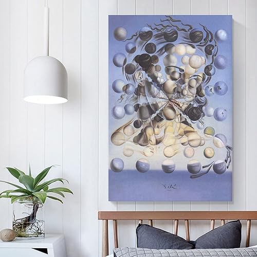 Vista 184 de 40 pinturas famosas de Dali - Salvador Dalí - El Ángelus arquitectónico del mijo - Póster artístico en lienzo y arte de pared, póster moderno