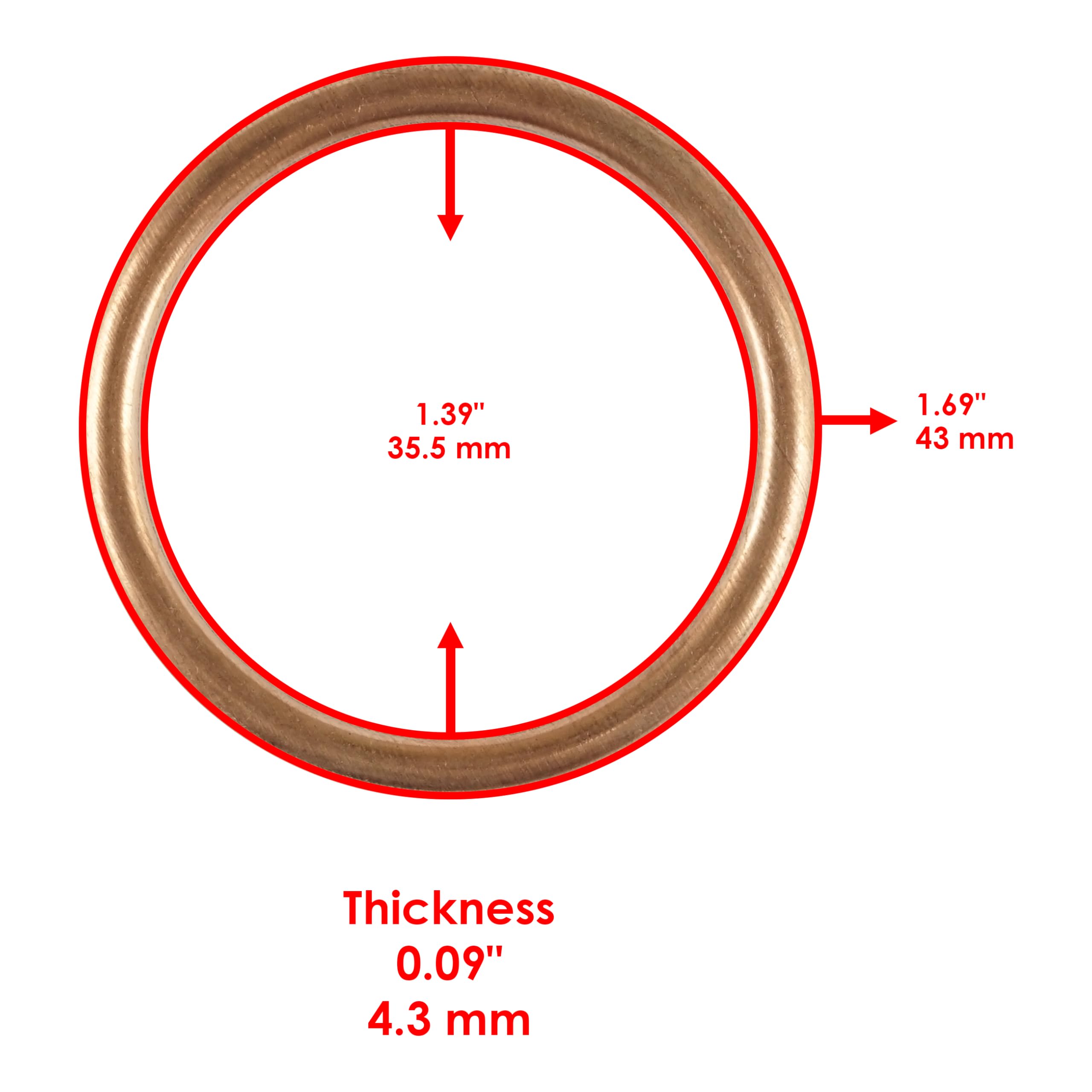 Exhaust Pipe Gasket For Honda TRX450ES TRX450S Foreman 450 4X4 Es - Foto 11